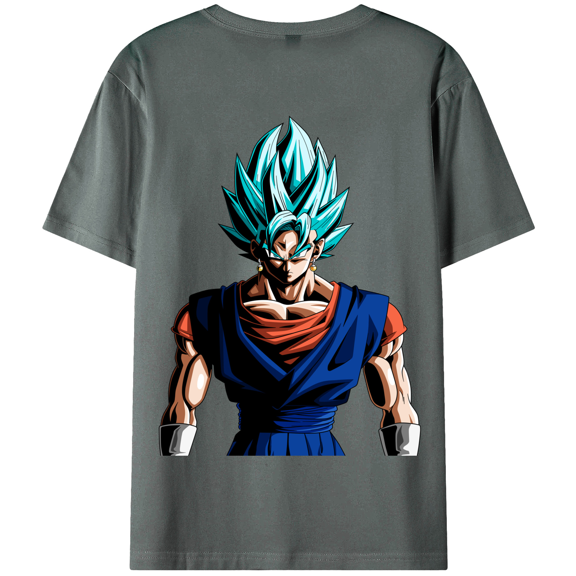 （画像用） ドラゴンボール ベジット DRAGON BALL Vegetto 綿100％半袖Tシャツ（背面プリント）